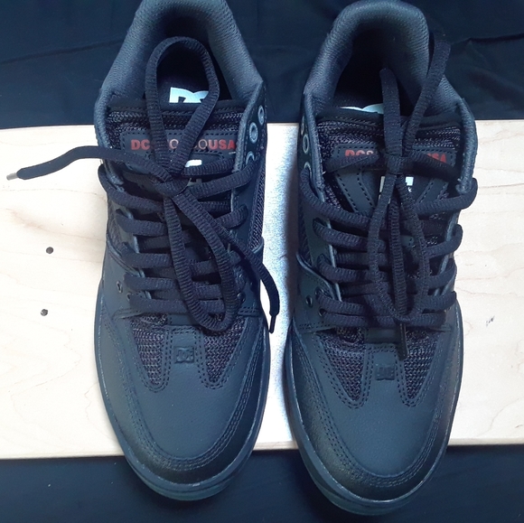 DC shoes maswell black/red size 8 - Picture 2 of 6